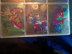 1995 Flair Marvel Annual Duoblast Chase Card Set (3/3) Complete